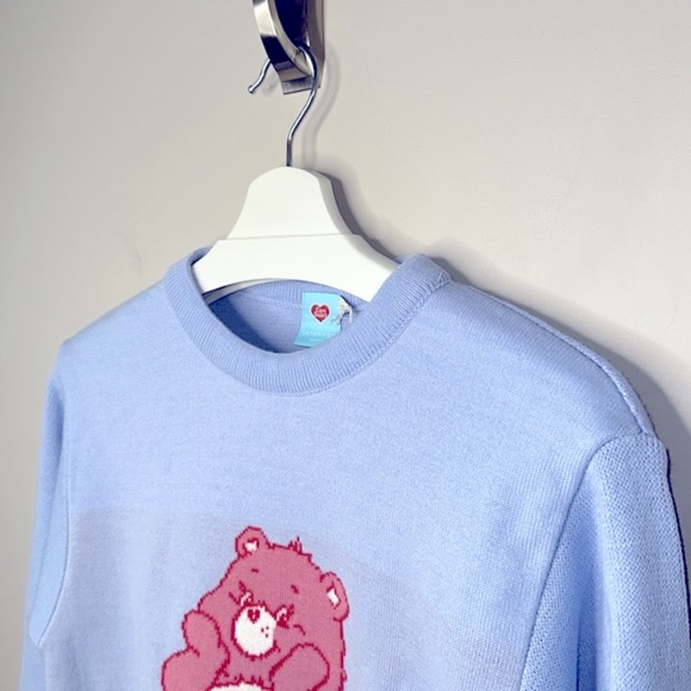 NWT Skinny Dip X Care Bears Love A Lot Bear Crop Sweater - Picture 4 of 13